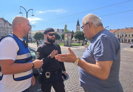 Incident la protestul LGBT+ din faţa Primăriei Oradea: Doi şoferi i-au jignit pe manifestanţi, unul a fost amendat. Sancționați vor fi și inițiatorii (FOTO/VIDEO)