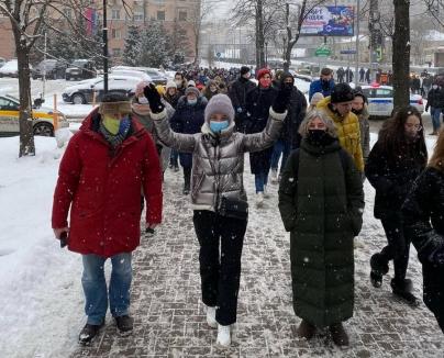 Noi proteste violente, în Rusia, care au dus la arestarea a peste 3.000 de persoane (FOTO)
