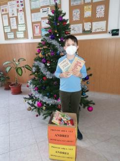 Provocarea lui Andrei, un succes! Cum a reuşit un copil din Oradea să doteze cu sute de cărţi două biblioteci de la ţară (FOTO)