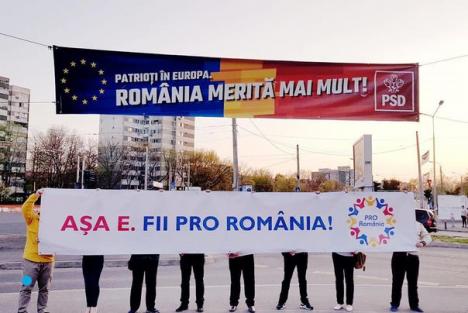 Miştouri de campanie: Pro România 'trollează' PSD cu bannere isteţe (FOTO)