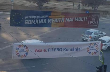 Miştouri de campanie: Pro România 'trollează' PSD cu bannere isteţe (FOTO)