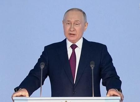 Putin, discurs halucinant la un an de război: Occidentul a început războiul, Rusia a vrut pace