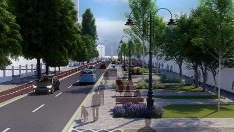 Fără parcări pe Dunării! Primarul Florin Birta propune o schimbare radicală pe strada din centrul Oradiei (FOTO/VIDEO)