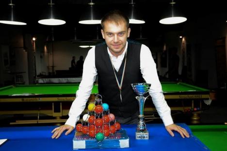 Bucureșteanul Rareș Sinca a câștigat Cupa Black & White - Fecher Snooker Open (FOTO)