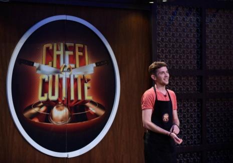 Un tânăr orădean i-a impresionat pe cei trei juraţi ai emisiunii 'Chefi la cuţite'