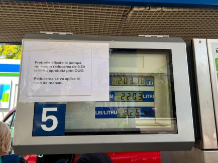 Prima zi cu preţuri compensate la benzină şi motorină. Cât costă carburanţii la benzinăriile din Oradea (FOTO)