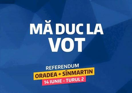 Veste bună pentru Oradea Mare: prezenţa la referendum e dublă faţă de turul I