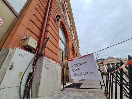 Piaţa şantierelor: De ce au apărut schelele pe clădirea Teatrului Regina Maria din Oradea (FOTO)