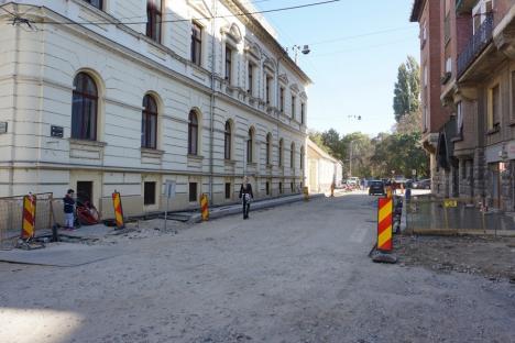 Străzile Aurel Lazăr şi Ady Endre se închid circulației pentru lucrări de modernizare (FOTO)