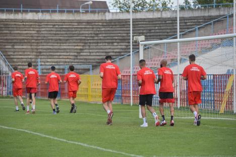 Echipa de baschet a Oradiei s-a reunit la Stadionul „Iuliu Bodola”, în efectiv redus (FOTO/VIDEO)