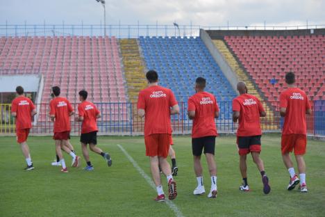 Echipa de baschet a Oradiei s-a reunit la Stadionul „Iuliu Bodola”, în efectiv redus (FOTO/VIDEO)
