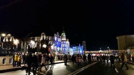 La mulţi ani, 2019! Mii de orădeni au sărbătorit Revelionul în centrul oraşului (FOTO/VIDEO)