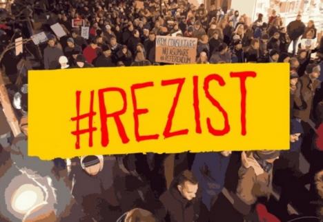 Un argeşean a înregistrat marca '#Rezist' şi vrea să-şi facă partid
