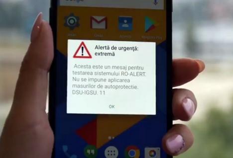 Proba cu alerta: Autorităţile testează sistemul de avertizare şi alarmare a românilor (VIDEO)