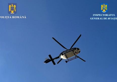 Judeţ de vitezomani: Peste 190 de permise reţinute și 1.000 de amenzi aplicate în Bihor. Șoselele, survolate cu un elicopter MAI (FOTO/VIDEO)