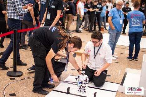 Clubul de robotică al Universității din Oradea, pe podium la Robochallenge București