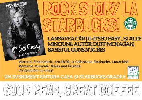 Poveste Guns ’N Roses: Cartea basistului Duff McKagan va fi lansată miercurea viitoare la Oradea