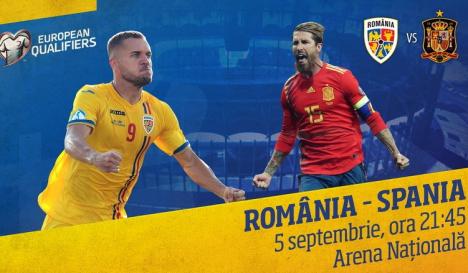 Cu Puşcaş şi Keşerü în lot, România se 'bate' cu Spania, joi seara, în preliminariile EURO 2020
