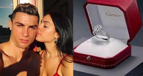 S-au logodit: Cristiano Ronaldo i-a dăruit iubitei un inel de logodnă de 700.000 de euro! (FOTO)