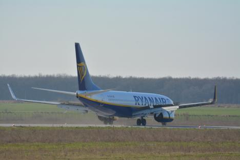 Ryanair suspendă cursa Oradea - Dusseldorf Weeze, de la finalul lunii octombrie 