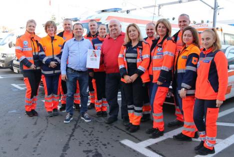 Ambulanța Bihor, premiată la Congresul European de Medicină de Urgență