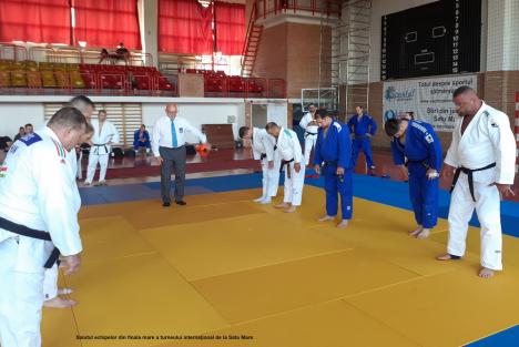 Cristian Nagy şi Aurel Gavriş, în echipa de aur româno-sârbo-ucraineană, la judo Master Satu Mare (FOTO)
