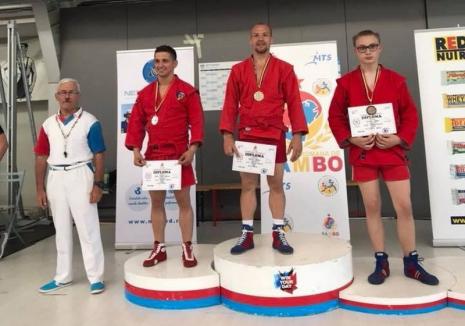 Laszlo Szoke şi Dan Fâşie, medaliaţi cu aur şi argint la Campionatul Naţional de sambo pentru seniori de la Bucureşti