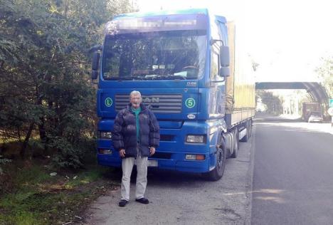 Şofer 'exemplar': Beat fiind, un camionagiu a vrut să treacă frontiera din Valea lui Mihai... pe contrasens