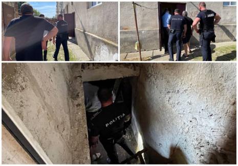 Descoperire șocantă! Un schelet uman a fost găsit în subsolul unui bloc din Aleşd, într-o boxă ce nu fusese deschisă de 10 ani 