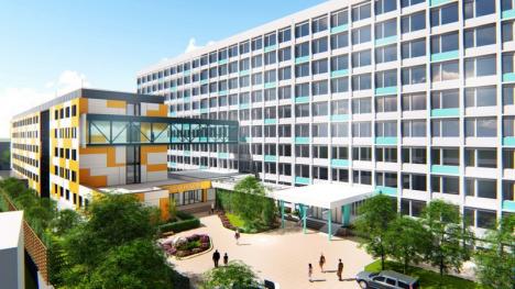 Cum va arăta noul corp de clădire al Spitalului Municipal din Oradea (FOTO / VIDEO)