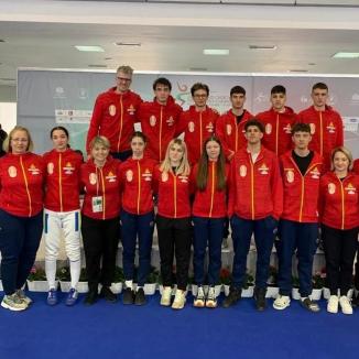 Ce rezultate au obținut sportivii de la LPS Bihorul la Mondialele de scrimă pentru juniori şi cadeţi de la Plovdiv (FOTO)