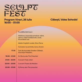 De la ateliere de făcut opinci la concert Subcarpați. Programul complet al SculptFest de la Căbești