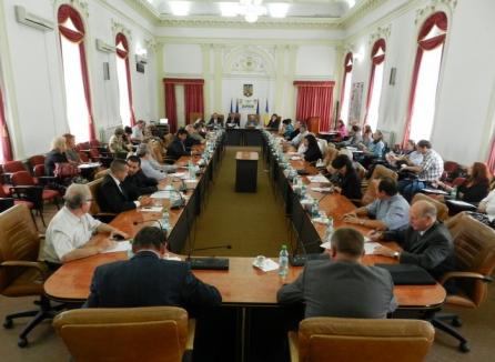Şedinţa Consiliului Judeţean: nicio controversă şi 28 de hotărâri date în 20 de minute