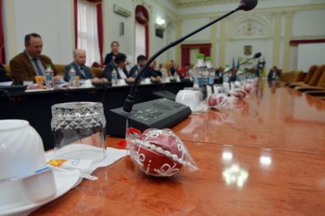 Patimi la Consiliul Judeţean. Şedinţa extraordinară de marţi a fost un eşec, după ce liberalii nici măcar n-au intrat în sală (FOTO)