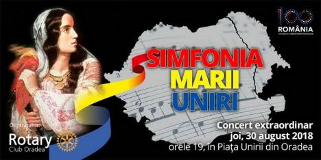 'Simfonia Marii Uniri': Concert dedicat Centenarului, în Piaţa Unirii