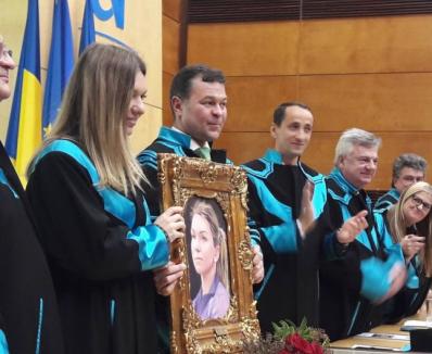 Simona Halep a devenit Doctor Honoris Causa al Universităţii de Vest din Timişoara