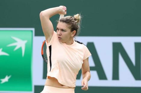 Simona Halep a pierdut fără drept de apel în semifinala Indian Wells: 'Nu m-am putut concentra'