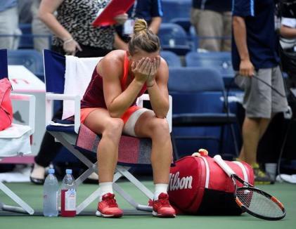 Simona Halep a fost învinsă clar în semifinala US Open