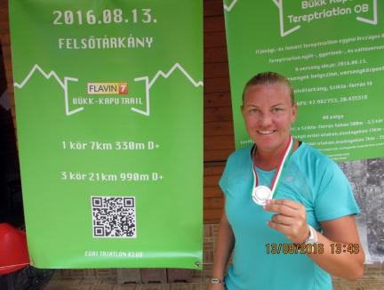 Simona Kadas a ocupat locul al doilea la concursul de alergare montană de lângă Eger