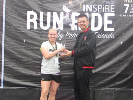 Simona Kadas a ocupat locul II la tradiţionalul concurs de alergare de la Pattaya, din Thailanda