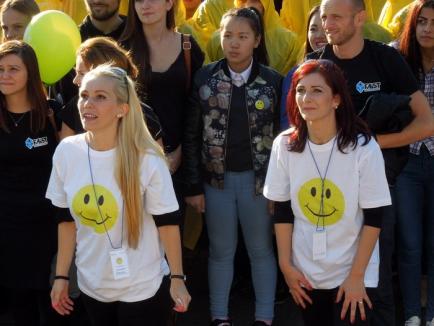 Smiley în Parcul 1 Decembrie: Cel mai mare zâmbet uman din România s-a născut la Oradea! (FOTO/VIDEO)