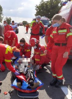 Accident grav în Bihor. O persoană a murit, alte 5 sunt rănite (FOTO / VIDEO)