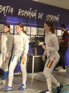 Echipa feminină de spadă a clubului Crişul Oradea s-a clasat pe locul 5 la Campionatul Naţional pentru cadete (FOTO)