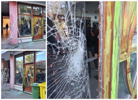 Spargere la un magazin cu articole de vânătoare, în Oradea: S-au furat pistoale airsoft, lunete, spray-uri (FOTO/VIDEO)
