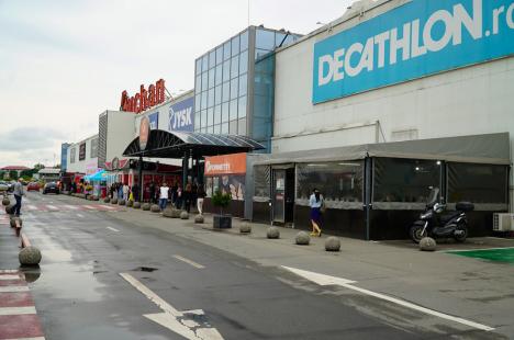Evacuare lângă Auchan Oradea: Șase din nouă localuri funcționează ilegal (FOTO)