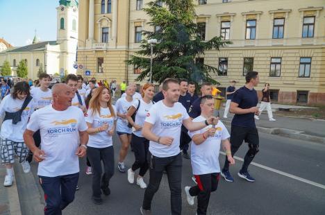 Au purtat Flacăra Speranței prin Oradea! (FOTO/VIDEO)