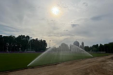 Stadionul „Motorul” din Oradea a fost reabilitat. Va fi predat către FC Bihor (FOTO)