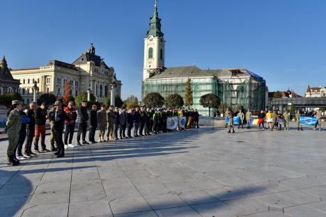 „Pentru camarazii mei răniți...”. Ștafeta veteranilor Invictus, din nou la Oradea (FOTO/VIDEO)