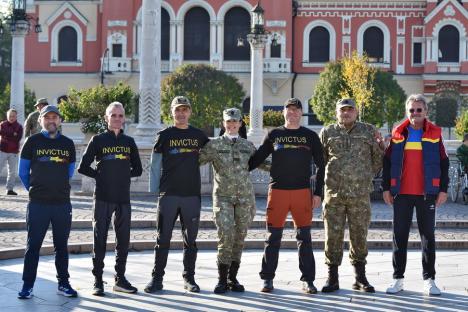 „Pentru camarazii mei răniți...”. Ștafeta veteranilor Invictus, din nou la Oradea (FOTO/VIDEO)