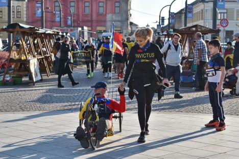 „Pentru camarazii mei răniți...”. Ștafeta veteranilor Invictus, din nou la Oradea (FOTO/VIDEO)